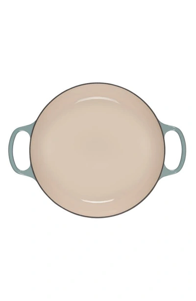 Le Creuset Signature 3.5-quart Enameled Cast Iron Braiser In Sea Salt