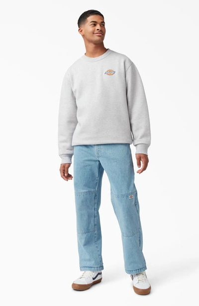 Dickies Paneled Loose Fit Jeans In Light Denim