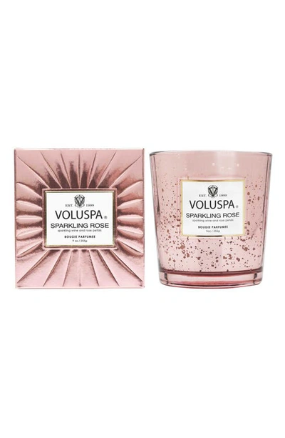 Voluspa Sparkling Rose Classic Candle In Sparkling Rose