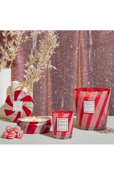 Voluspa Crushed Candy Cane 3-wick Hearth Candle, 38 Oz. In Crushed Candy Cane