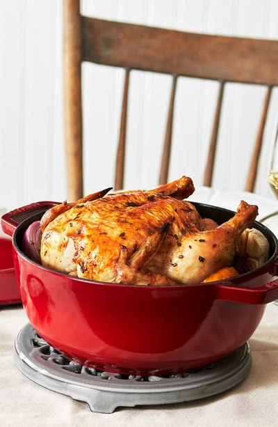 Staub 3.75-quart Enameled Cast Iron French Oven In Red