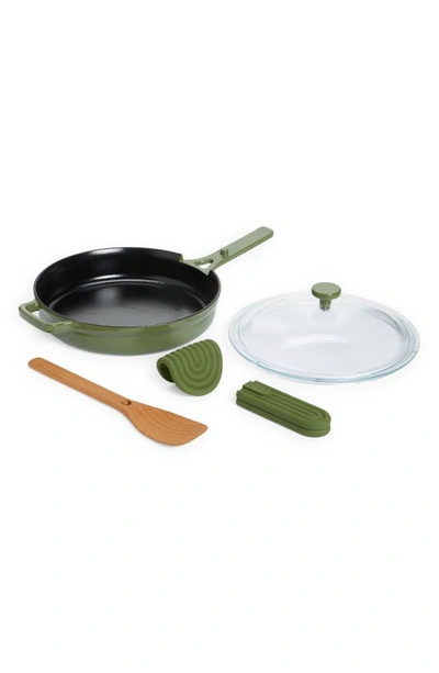 Shop Our Place Cast Iron Always Pan Set In Sage