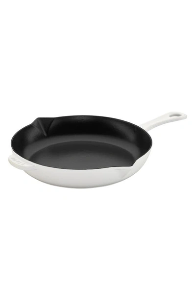 Shop Staub 10-inch Enameled Cast Iron Fry Pan In White