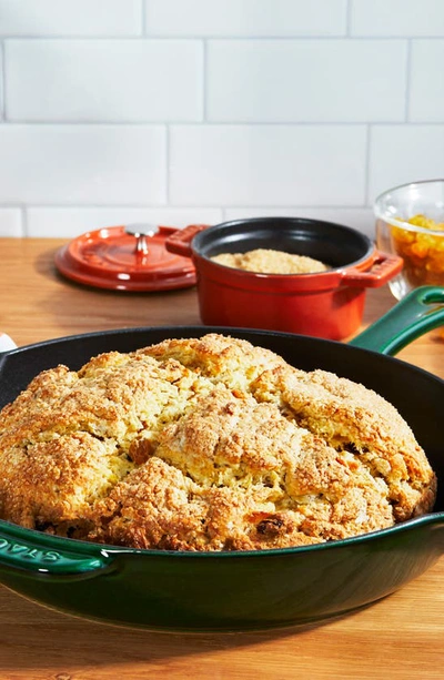 Staub Cast Iron 12-inch Fry Pan In Basil