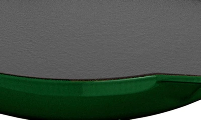 Shop Staub 12-inch Enameled Cast Iron Fry Pan In Basil