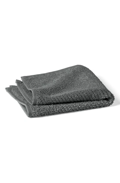 Shop Coyuchi Air Weight® Set Of 6 Organic Cotton Washcloths In Shadow