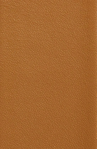 Shop Bottega Veneta Calfskin Leather Belt In Camel 20-gold