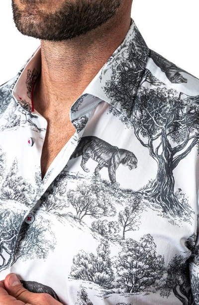 Maceoo Fibonacci Regular Fit Kingdom White Button-up Shirt In White