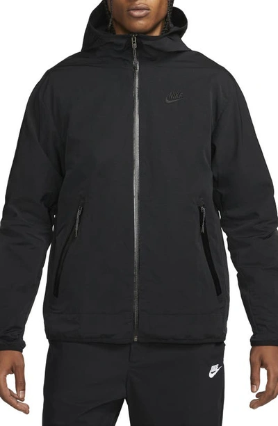 Nike Black Sportswear Jacket In Black/ Black | ModeSens