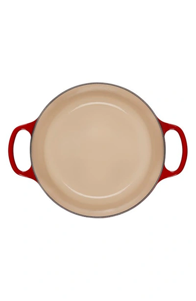 Le Creuset Signature 4.5-quart Round Enamel Cast Iron Dutch Oven In Cerise