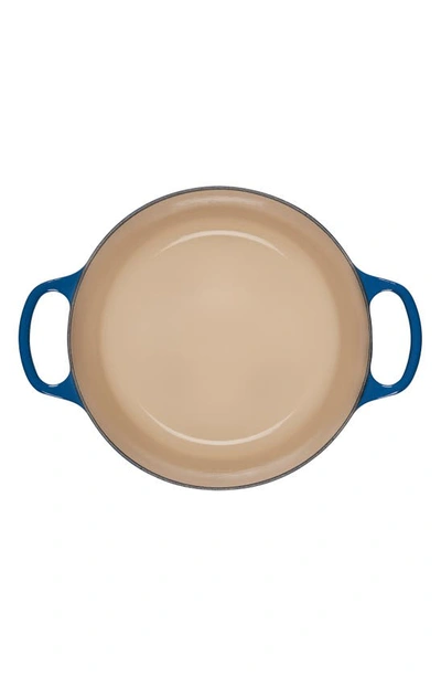 Shop Le Creuset Signature 4.5-quart Round Enamel Cast Iron Dutch Oven In Marseille