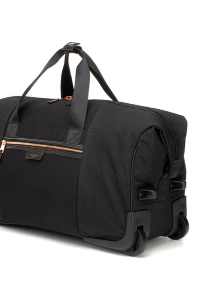 Shop Storksak Eco Diaper Cabin Bag In Black/ Black