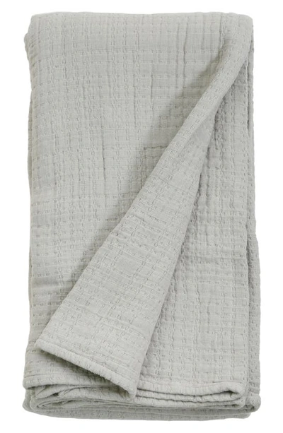 Shop Pom Pom At Home Arrowhead Cotton Blanket In Mist