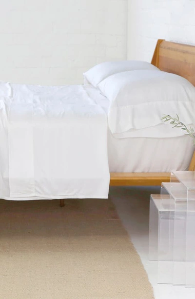 Pom Pom At Home Bamboo Sheets Set In White