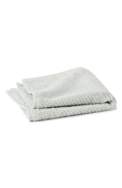 Shop Coyuchi Air Weight® 6-piece Organic Cotton Bath Towel, Hand Towel & Washcloth Set In Fog