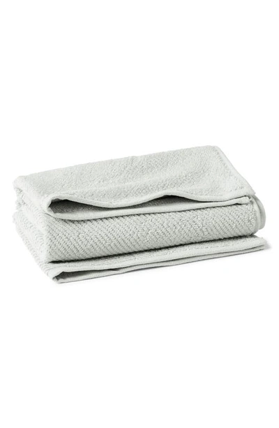 Shop Coyuchi Air Weight® 6-piece Organic Cotton Bath Towel, Hand Towel & Washcloth Set In Fog