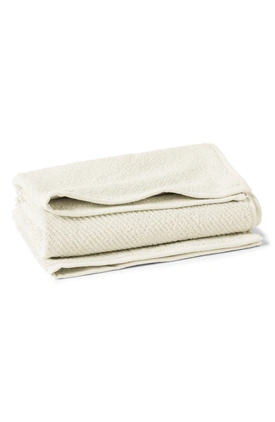 Shop Coyuchi Air Weight® 6-piece Organic Cotton Bath Towel, Hand Towel & Washcloth Set In Undyed