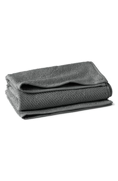 Shop Coyuchi Air Weight® 6-piece Organic Cotton Bath Towel, Hand Towel & Washcloth Set In Shadow