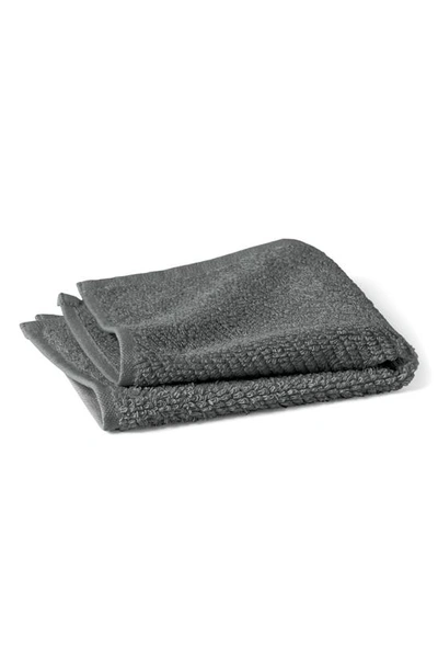 Shop Coyuchi Air Weight® 6-piece Organic Cotton Bath Towel, Hand Towel & Washcloth Set In Shadow