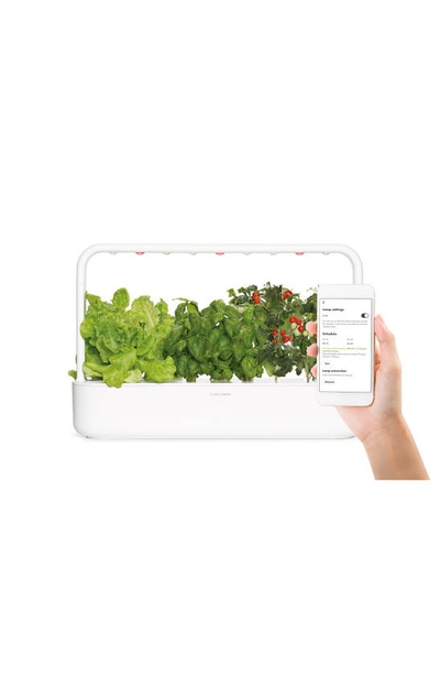 Click & Grow Smart Garden 9 Pro Self Watering Indoor Garden In White