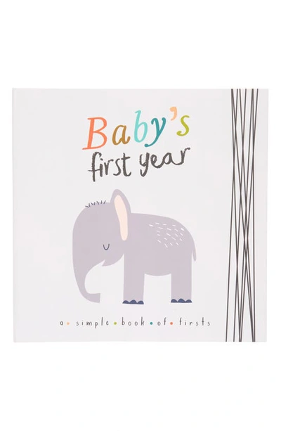 Shop Lucy Darling 'baby's First Year' Memory Book In Multi