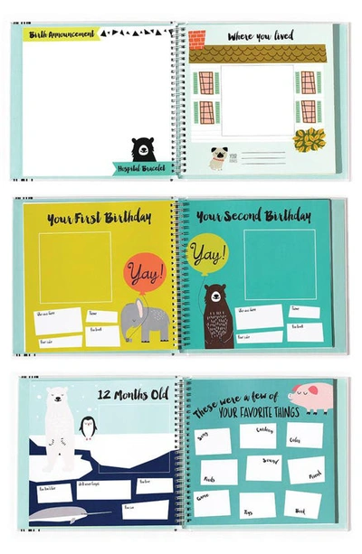 Shop Lucy Darling 'baby's First Year' Memory Book In Multi
