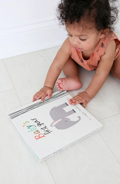 Shop Lucy Darling 'baby's First Year' Memory Book In Multi