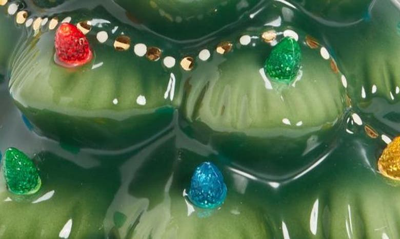 Lenox Treasured Traditions Green Lit Christmas Tree In Green Multi