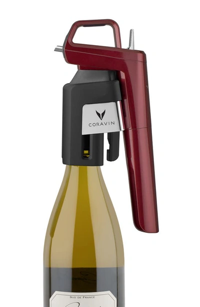 Coravin Timeless Six Plus Wine Preservation System In Burgundy