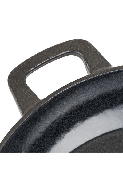 Shop Viking 10.5-inch Cast Iron Chef's Pan With Spouts In Black