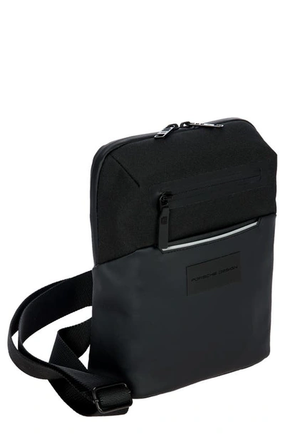 Shop Porsche Design Recycled Polyester Shoulder Bag In Black