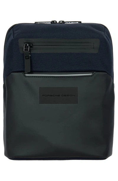 Shop Porsche Design Recycled Polyester Shoulder Bag In Blue