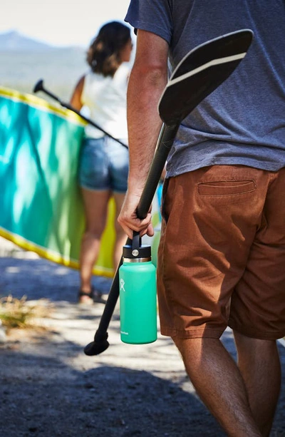 Shop Hydro Flask 32-ounce Wide Mouth Cap Water Bottle In Laguna