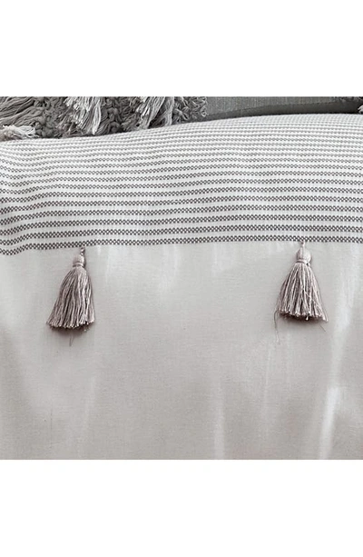 Shop Peri Home Panama Stripe Comforter & Sham Set In Grey