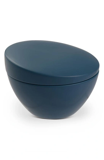 Shop Nambe Orbit Sugar Bowl In Blue
