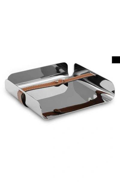 Nambe Tahoe Napkin Holder In Metallic Silver