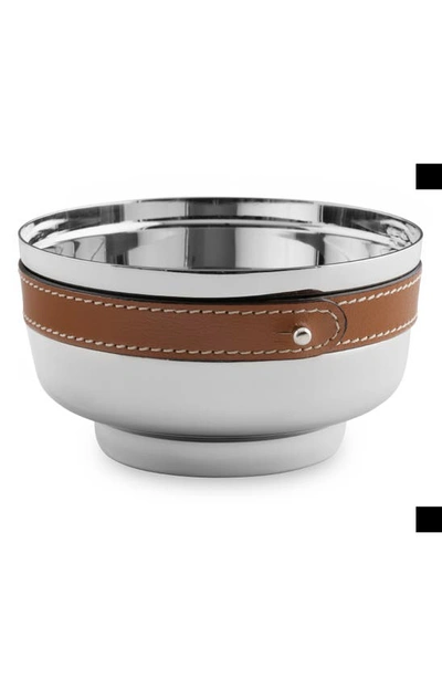 Shop Nambe Nambé Tahoe Nut Bowl In Metallic Silver