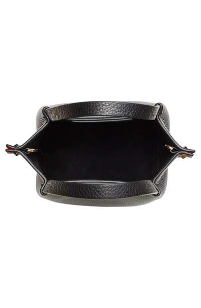 Valentino Small Rockstud Leather Tote In Black