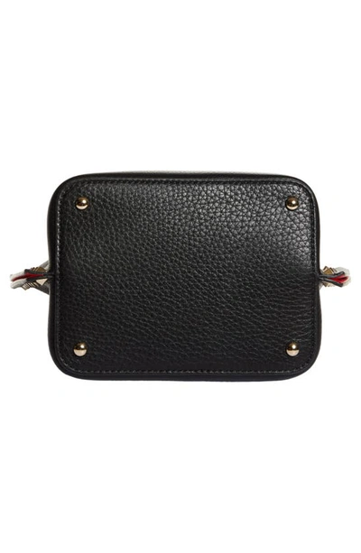 Valentino Small Rockstud Leather Tote In Black