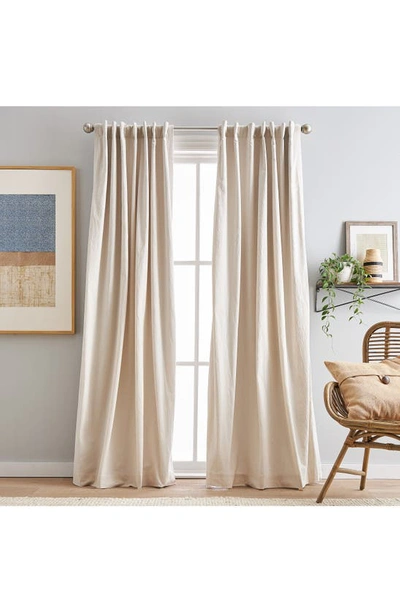 Peri Home Sanctuary Set Of 2 Linen Window Panels In Linen