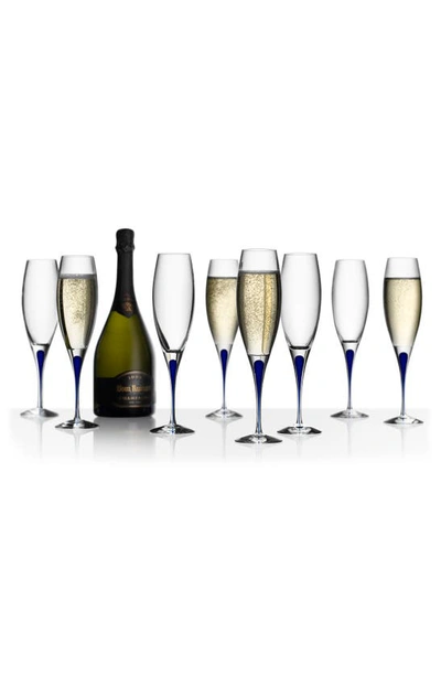 Orrefors Intermezzo Set Of 2 Champagne Flutes In Clear