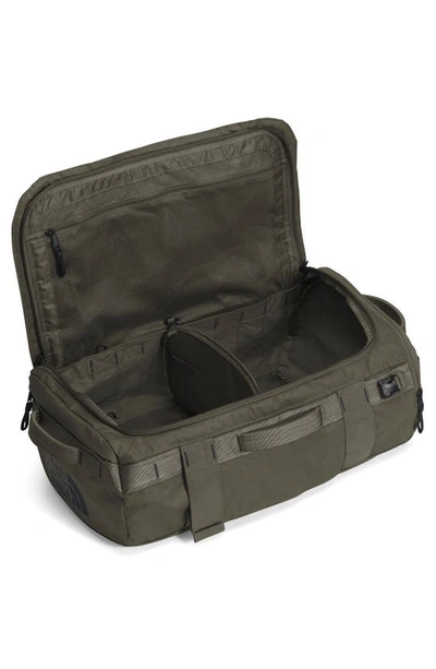 Shop The North Face Base Camp Voyager 32l Duffle Bag In New Taupe Green/ Tnf Black