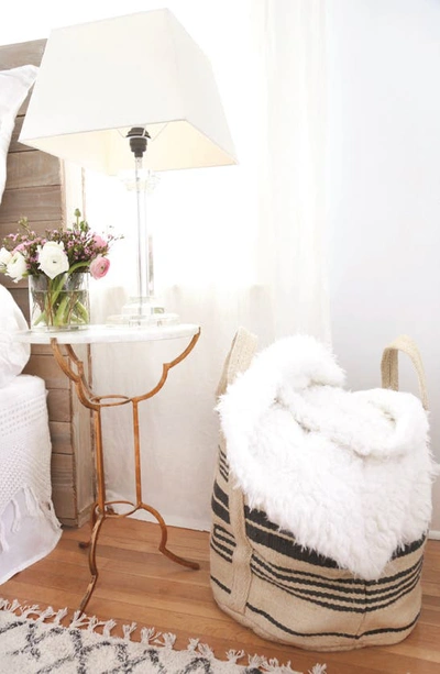 Pom Pom At Home Tula Oversize Throw Blanket In White