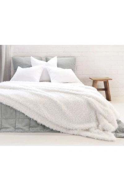Pom Pom At Home Tula Oversize Throw Blanket In White