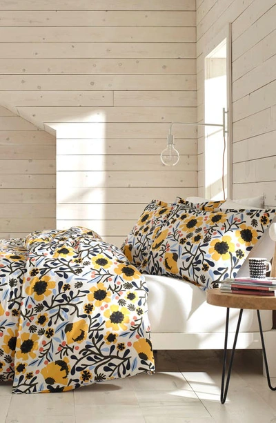 Shop Marimekko Mykero Duvet Cover & Sham Set In Multi