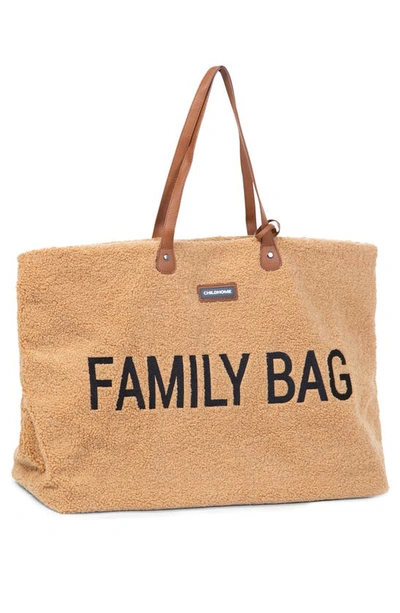 Shop Childhome 'family Bag' Large Diaper Bag In Teddy Brown