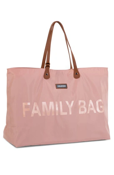 Shop Childhome 'family Bag' Large Diaper Bag In Pink Copper