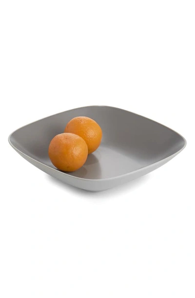 Nambe Pop Soft Square Serving Bowl In Slate
