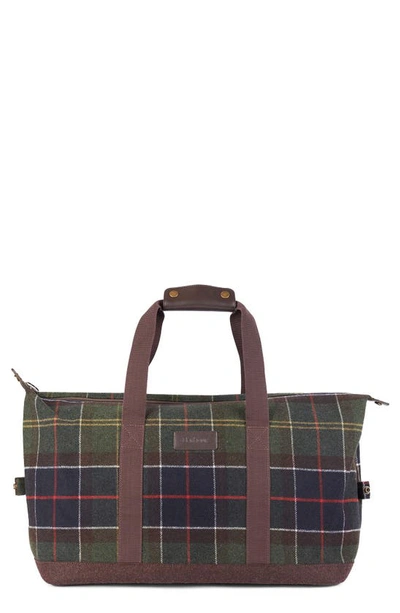 Shop Barbour Tartan Holdall Bag In Classic Tartan