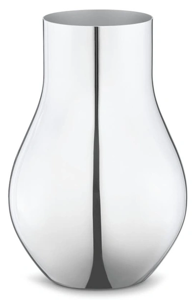 Shop Georg Jensen Cafu Vase In Silver